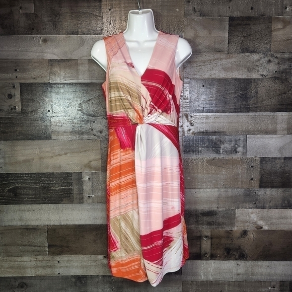 New Donna Karan Graphic Bodycon Formal Dress size 2 - Picture 2 of 9